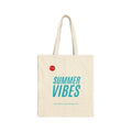 Summer Vibes Cotton Tote Bag
