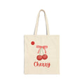 "Cherry" Cotton Tote Bag