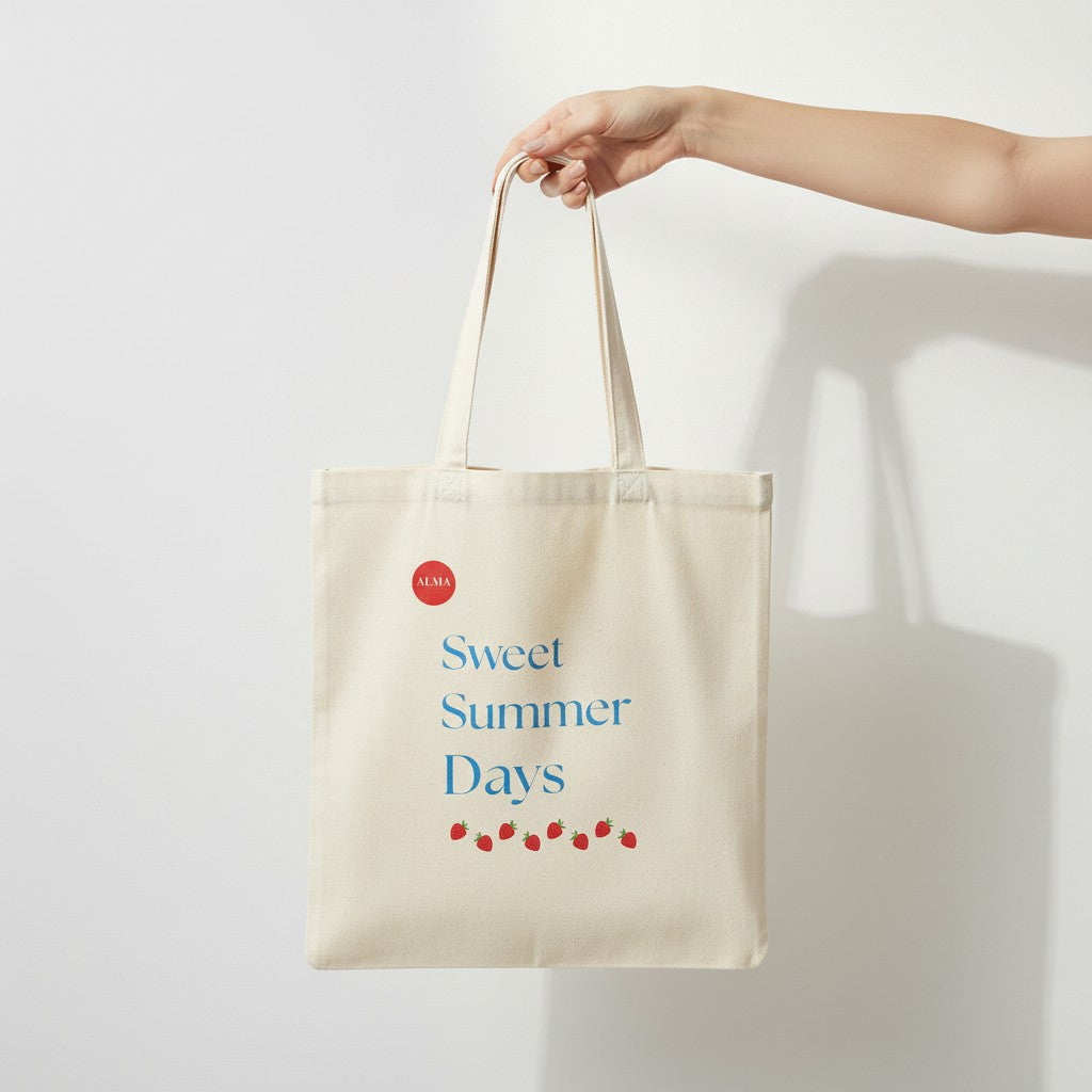 Sweet Summer Days Cotton Tote Bag
