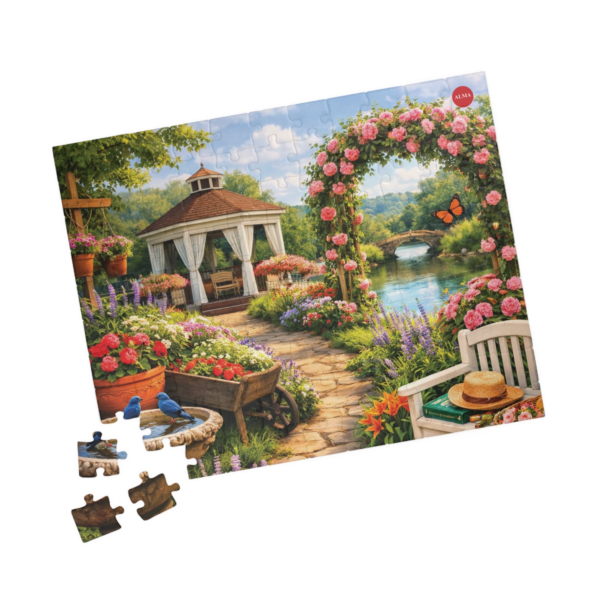 Alma - Garden Jigsaw Puzzle 110 Pcs