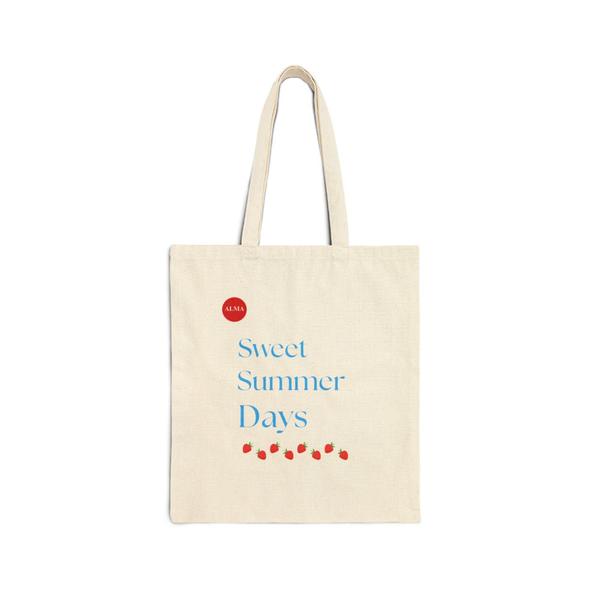 Sweet Summer Days Cotton Tote Bag